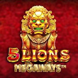 5 Lions Megaways by Pragmatic Play, showcased at spinjo-no.com – game logo