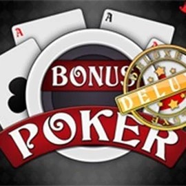Official Table Games logo: Bonus Poker Deluxe - 3 Hands by RTG (Reel Time Gaming) at Spinjo Casino
