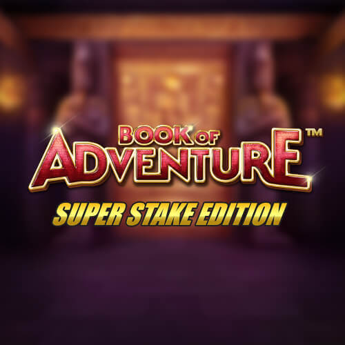 Logo of Book of Adventure Super Stake Edition from Stakelogic at Spinjo Casino
