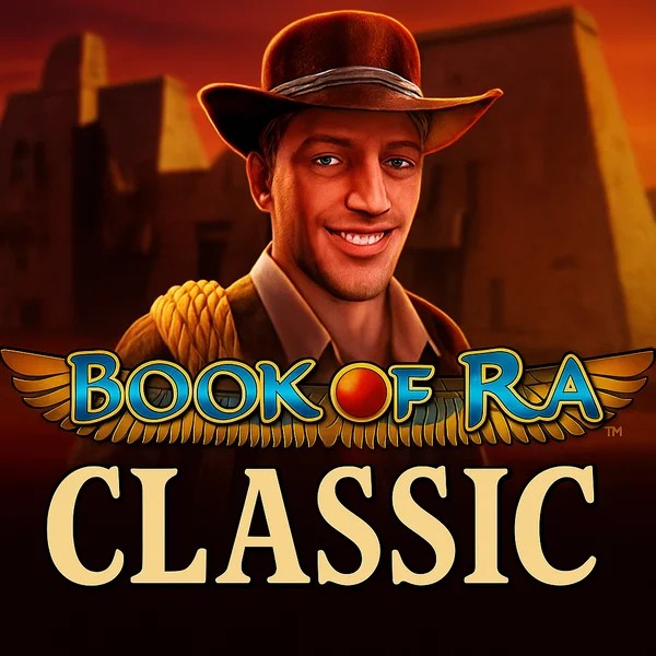Slots logo of Book of Ra Classic from Novomatic at Spinjo Casino