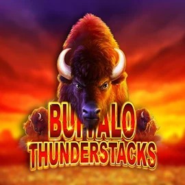 Official Slots logo: Buffalo Thunderstacks by Amatic Industries at Spinjo Casino