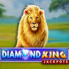 Diamond King Jackpots logo by SpinPlay Games at Spinjo Casino