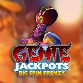 Jackpots logo of Genie Jackpots: Big Spin Frenzy from Blueprint Gaming at Spinjo Casino