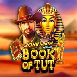 John Hunter and the Book of Tut online game logo by Pragmatic Play on spinjo-no.com