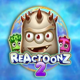 Reactoonz 2 online game logo by Play'n GO on spinjo-no.com
