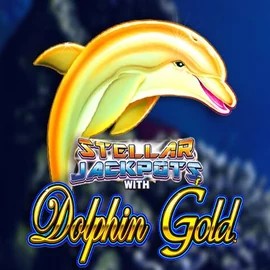 Dolphin Gold with Stellar Jackpots logo by Lightning Box Game Spinjo Casino